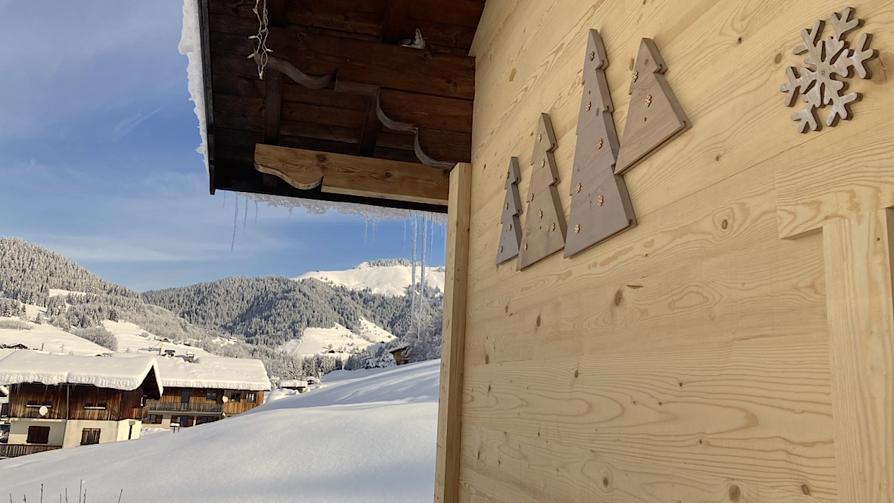 Depuis le balcon du chalet 2