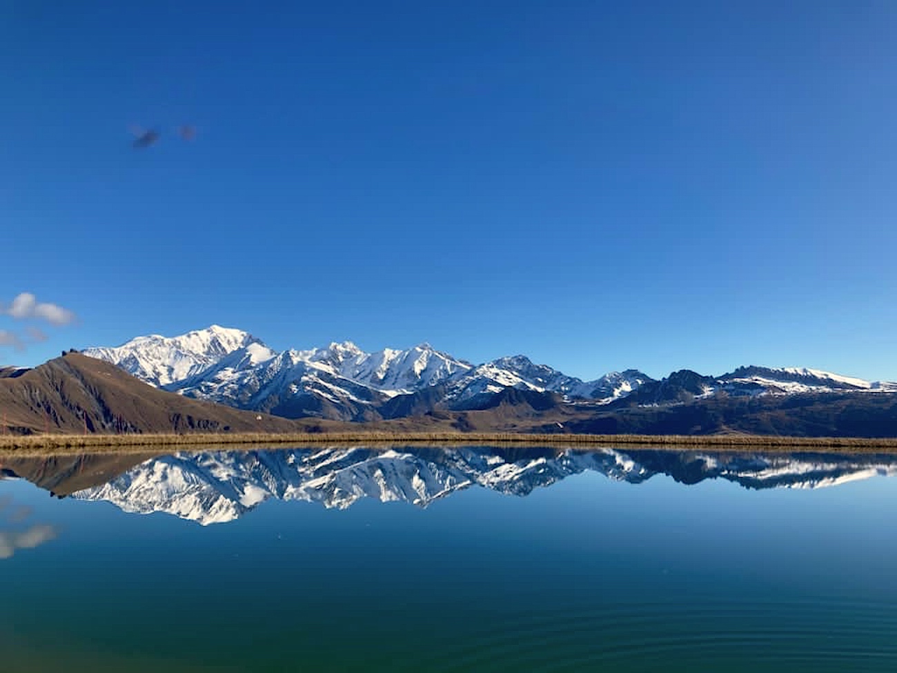 Vue Mont Blanc depuis le Vores