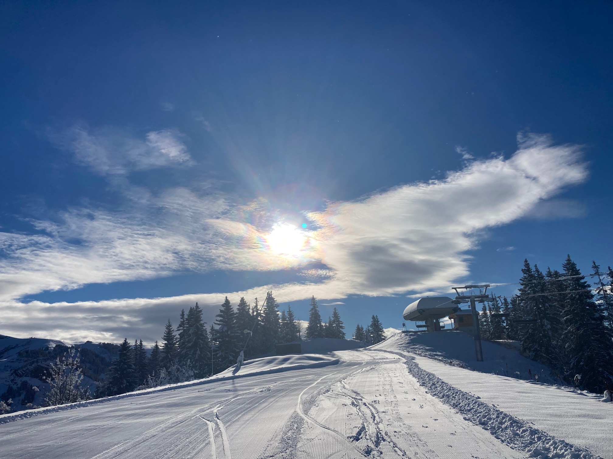 Arrivée Télésiège Mont Rond