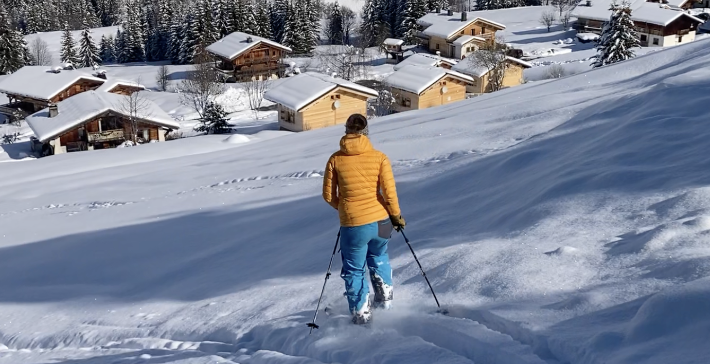 Retour en Hors pistes au chalet d'Heidi