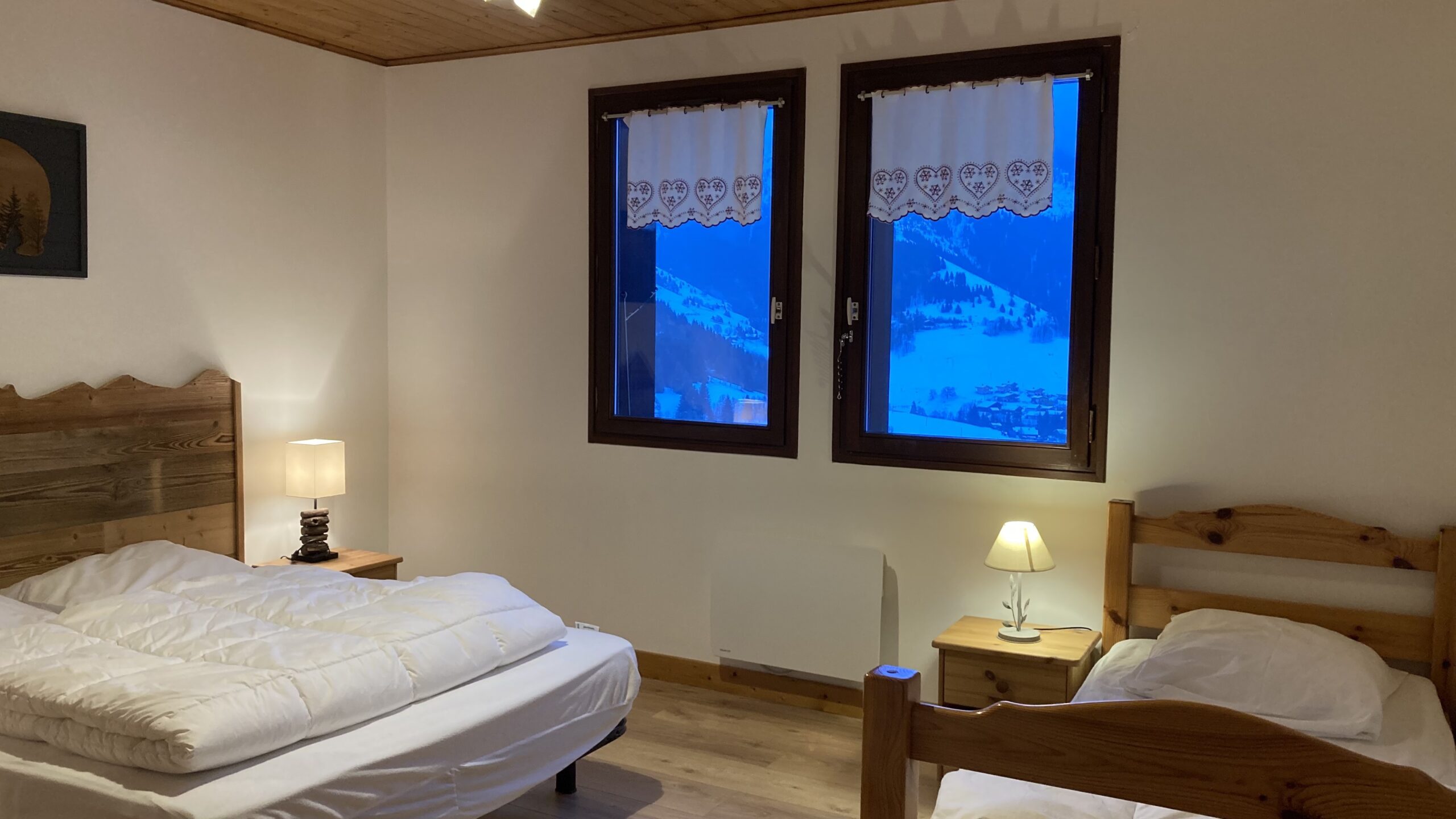 Chambre 3: 1 lit double avec1 lit simple