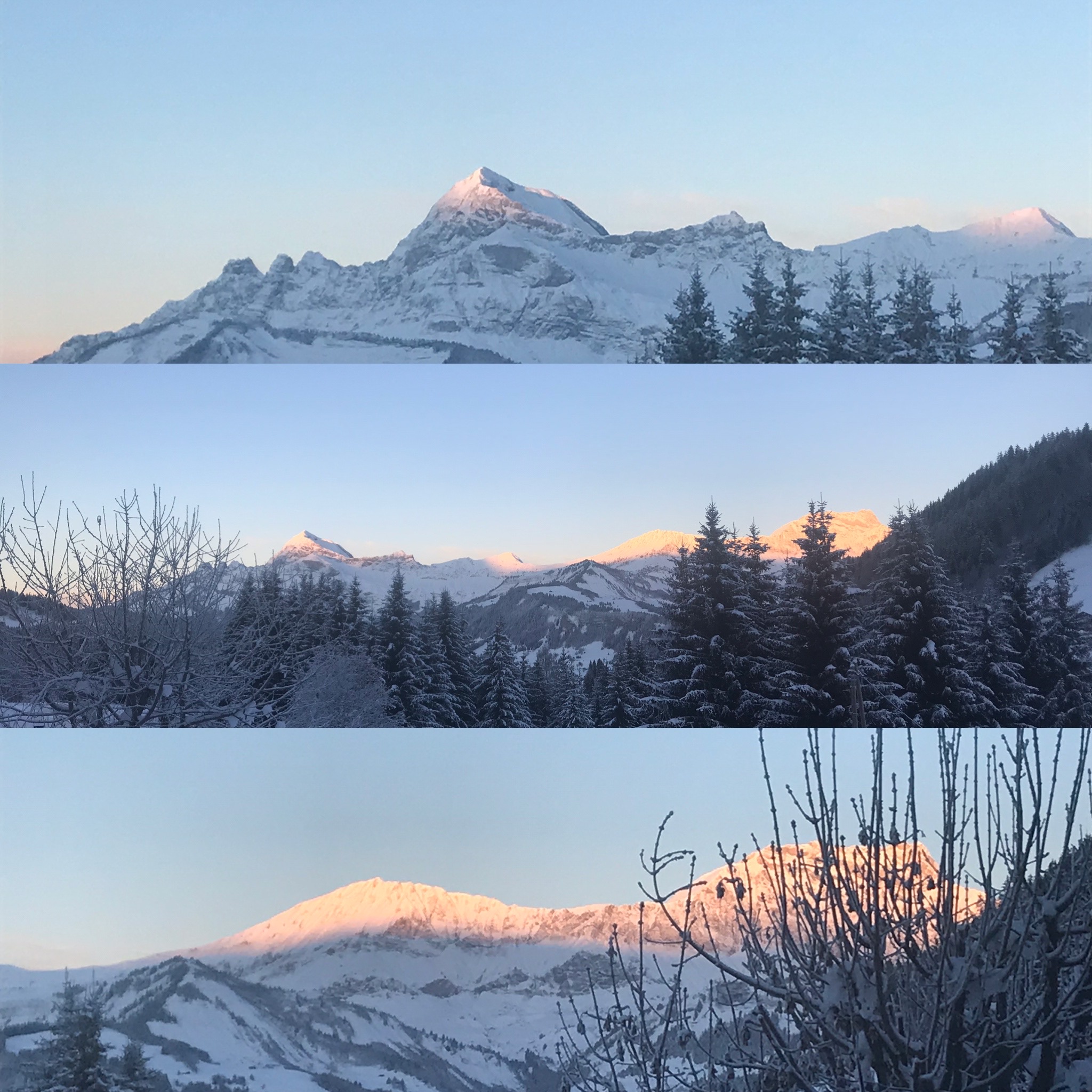 Vue chaine Aravis